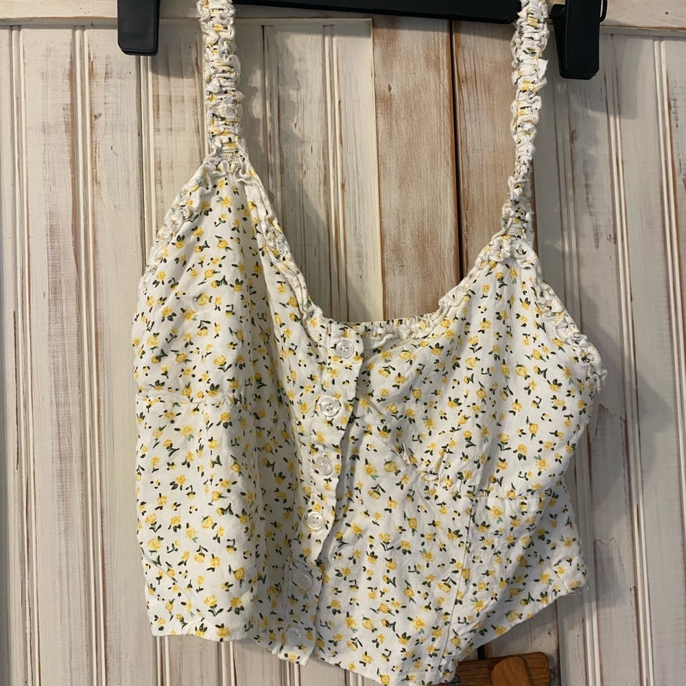 Lottie moss yellow flower top and blue cami unbranded sizes S